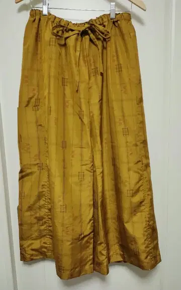 25-126 오시마 명주 리메이크 와이드 팬츠