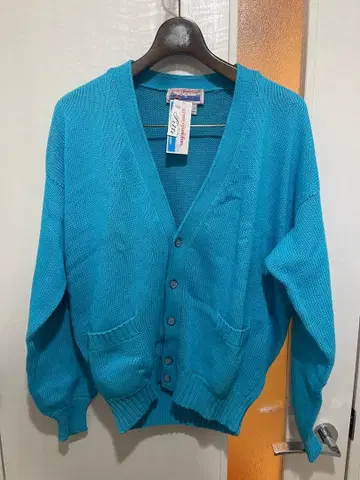 gentry portofino 파랑 버튼 가디건 택 포함 새상품