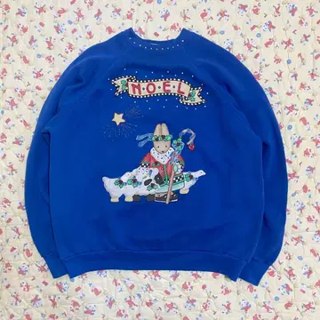 80s 90s USA Tultex 토끼 애니멀 맨투맨 팬시