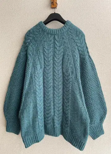 셀렉트 모카 SELECT MOCA 헤링본 돌먼 오버 니트