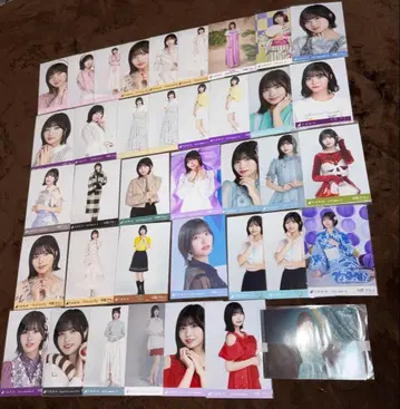 노기자카46 브로마이드 나카니시 아루노 묶음 판매 38장 세트