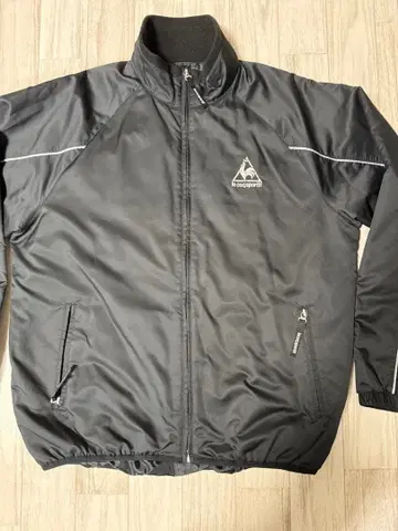 르꼬끄 스포르티브 블랙 나일론 자켓