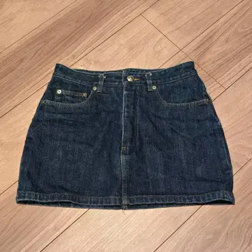 A.P.C. 다크 데님 타이트 스커트 M