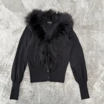 EPOCA 퍼 하이 게이지 니트 가디건 이탈리아제 40 에포카