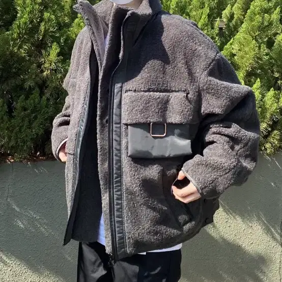 WOOYOUNGMI | 우영미 Wooyoungmi 23FW Wool Padded Banding Jumper WOOYOUNGMI | 우영미 Wooyoungmi 23FW Wool Padded Banding Jumper