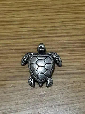 하와이안 주얼리 앤티크 터틀 거북이 참 헤드