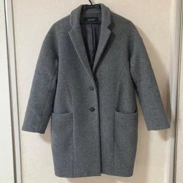 JEANASIS 코쿤 체스터 코트 그레이 프리 사이즈