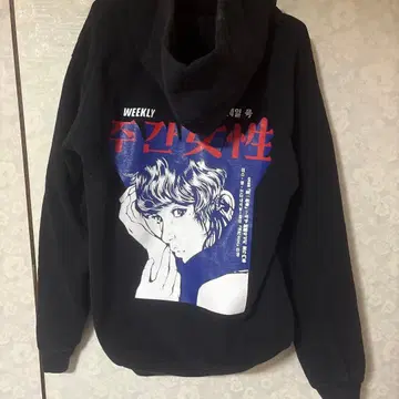 블랙 후드티 M 사이즈