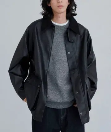 Coen 가죽 헌팅 자켓