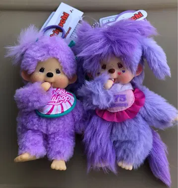 특가 택 포함 새상품 인기 몽치치 봉제 인형 키링 2개 세트!