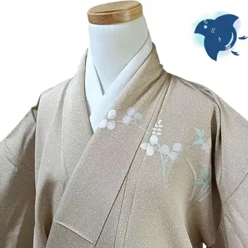 C23 치도리야 기모노 호몬기 꽃 화이트상색