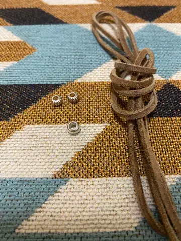 LARRY SMITH 정품 비즈 3개 정품 가죽끈 포함