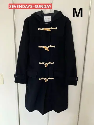 Sevendays-Sunday 네이비 더플 코트 M 사이즈