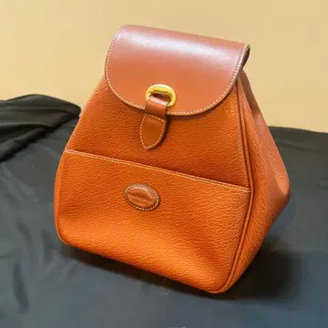 마리 클레르 브라운 가죽 백팩 백