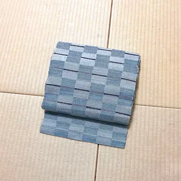 아름다운 스카이블루 계열 팔촌 나고야 오비(약 24cm)