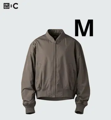 유니클로 : C 유니클로 봄버 자켓 올리브 M 사이즈