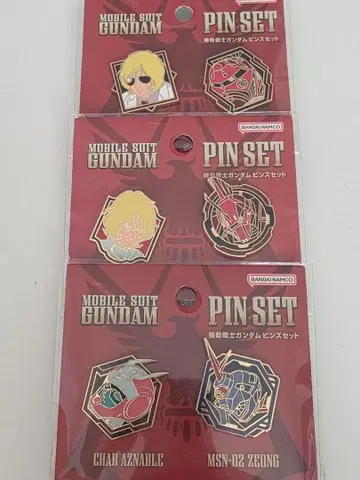 새상품 ] 기동전사 건담 샤아 & 즈고크 & 지옹 핀즈 세트 총 3종