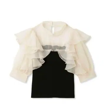 오간자 도킹 니트탑 lily brown 릴리 브라운