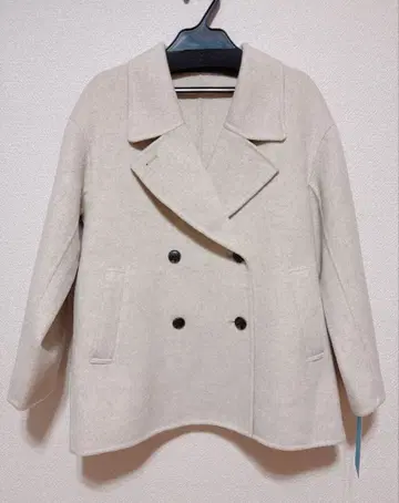 쿠미쿄쿠 더블 브레스트 리버 코트