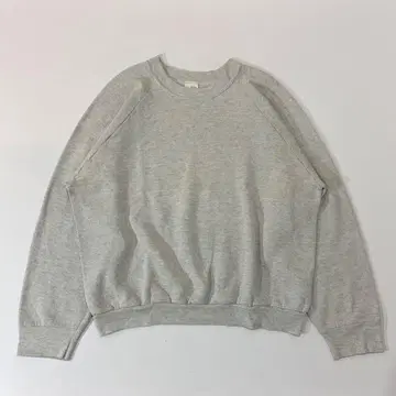 90s FRUIT OF THE ROOM 무지 래글런 맨투맨 USA제 L