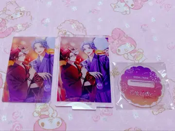 꽃미소 짓는 그와 하나카레 아크릴 스탠드 클리어 카드