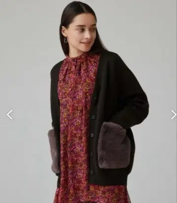 TOMORROWLAND Ballsey 퍼 포켓 가디건 S