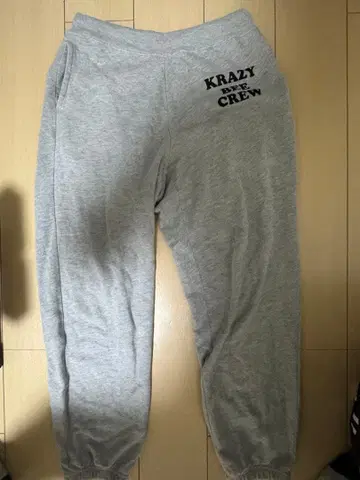 KRAZY BEE 그레이 스웨트 팬츠 야마모토 KID