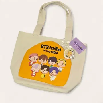 시마무라 BTS Island 인더썸 키링 포함 토트백