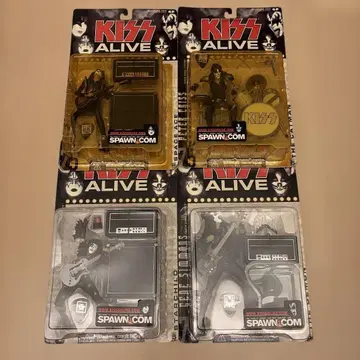 KISS ALIVE 피규어 4체 세트