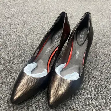 미사용 새상품! 락포트 메탈릭 브라운 스틸레토 하이힐