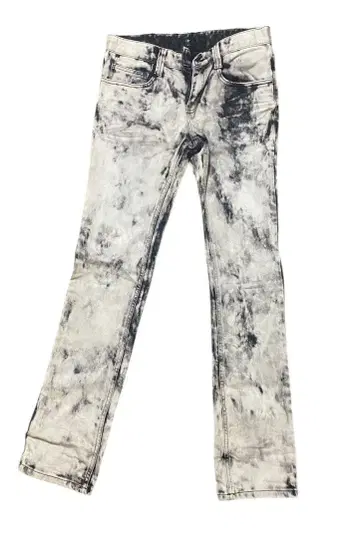 NoID 데님 화이트 블랙 타이다이 사이즈 1 노아이디