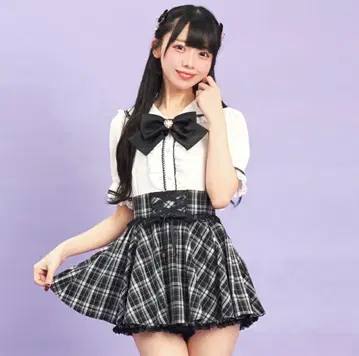 secrethoney 밴드 포함 서큘러 치마바지