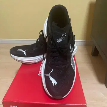 Puma Deviate Nitro 러닝화 블랙/화이트