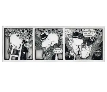 무민 코믹 마그넷 무민 아빠 노르딕 버디즈