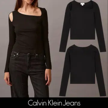 [ 새상품급 ] Calvin Klein Jeans 컷 아웃 상의 S