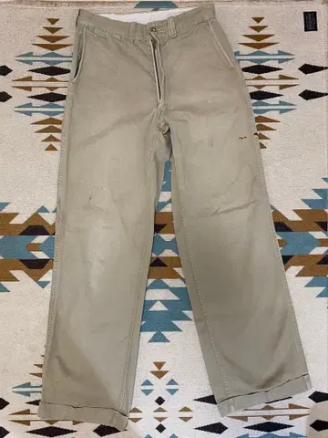 미군 실물 50s US army 치노 팬츠 지퍼 플라이