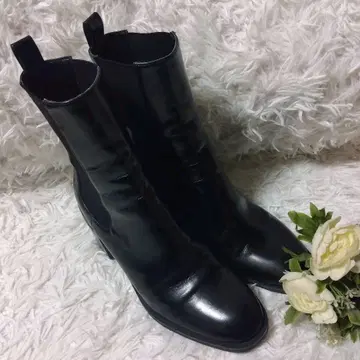 ZARA 자라 사이드 고어 부츠 블랙 38 블랙