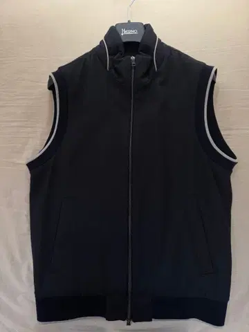 HERNO() 캐시미어 실크 네이비 다운 베스트