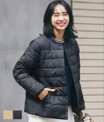 coca 라이트 다운 M 블랙