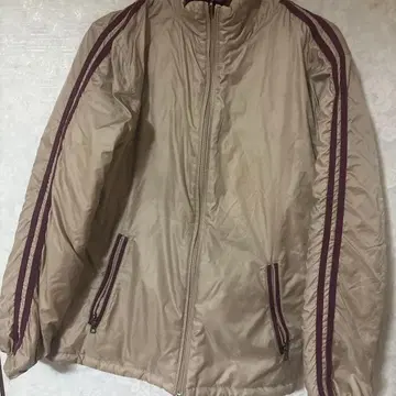 나일론 자켓 베이지 스트라이프
