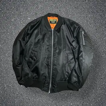 90s 00s unknown MA-1 flight jacket Black