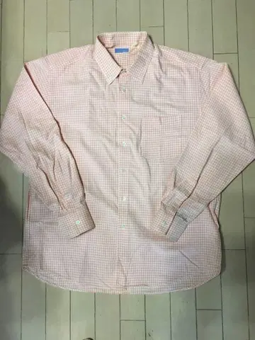 GoodEnough 핑크 체크 무늬 긴팔 셔츠 사이즈 L