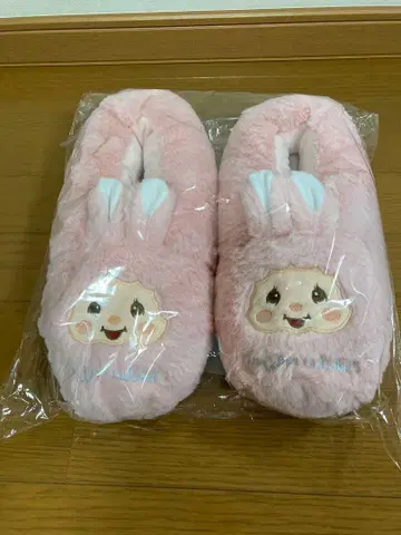 몽치치 토끼 디자인 슬리퍼 침탄