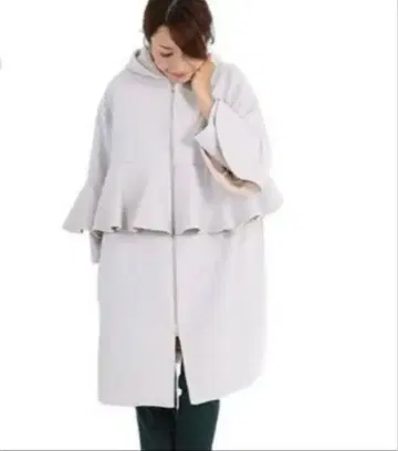 yori 페플럼 울 후드 코트