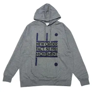 NEW ORDER 뉴 오더 후드 맨투맨 차콜 그레이 XL