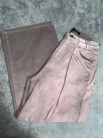 JEANASIS 턱 데님 와이드 팬츠