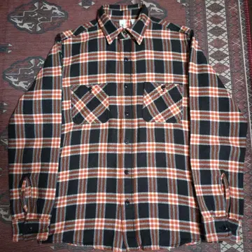 플란넬 셔츠 블록 체크 셔츠