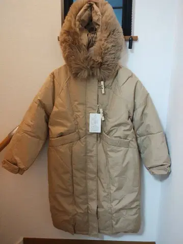 충전솜 다운 코트 볼륨 퍼 여성용