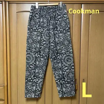 Cookman 페이즐리 무늬 이지 팬츠