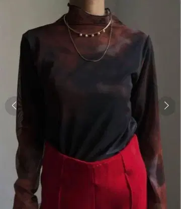 Ameri MIRANDA TAIDAI SHEER TURTLE TOP